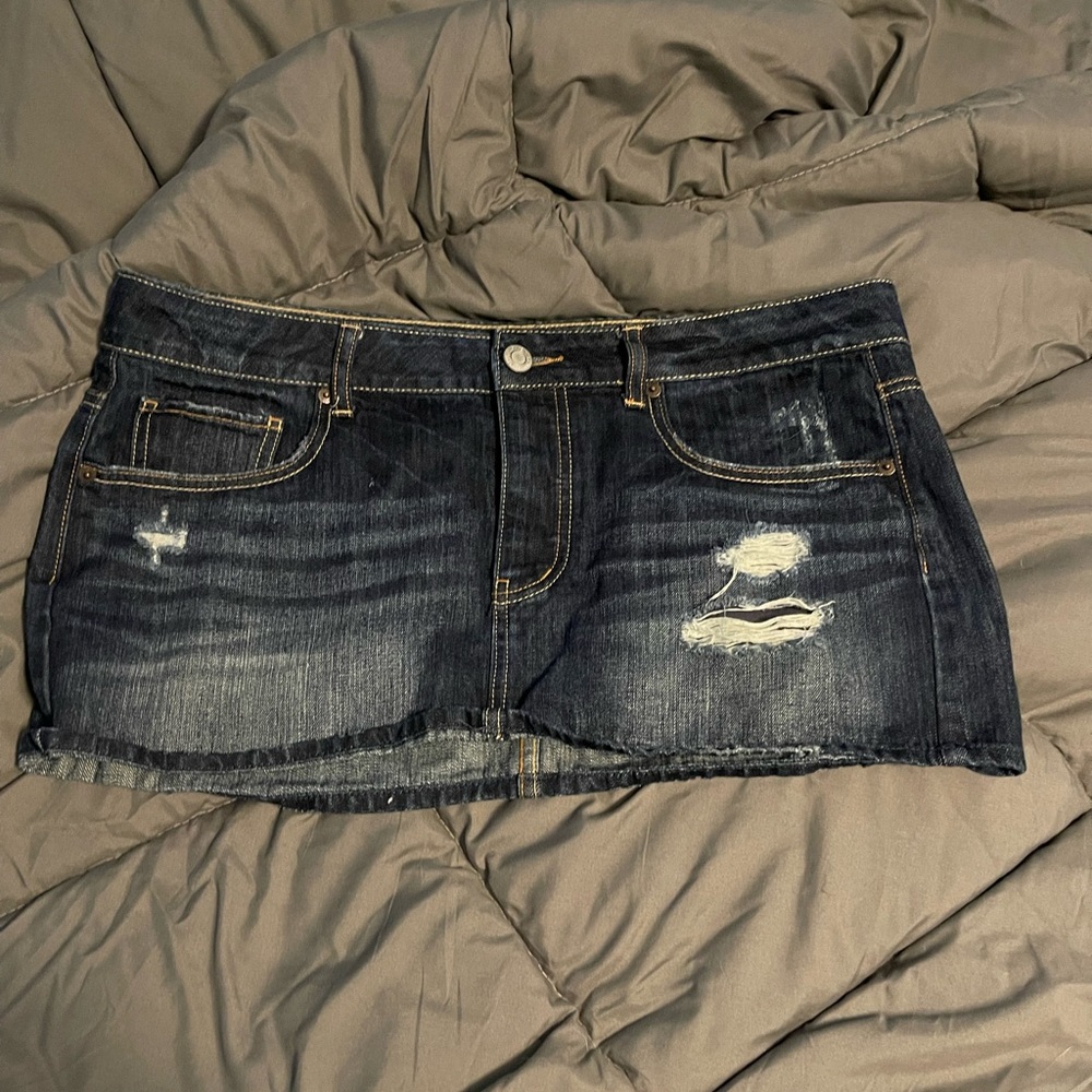 American eagle denim skirt
